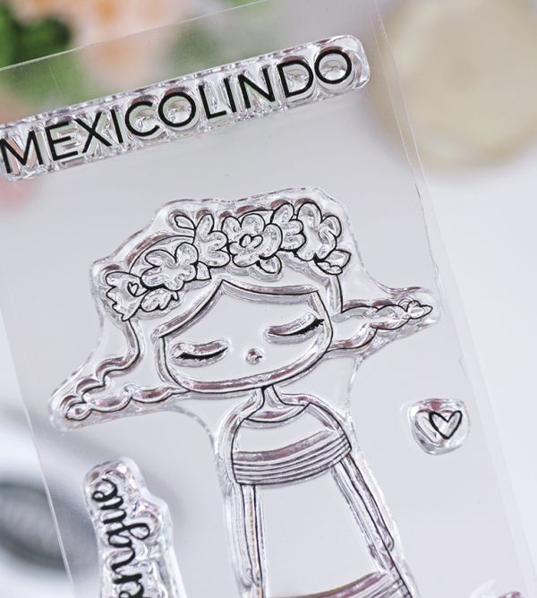 Set de sellos para scrapbooking México lindo, de Alúa Cid