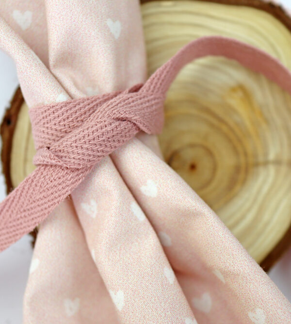 Lazo sarga color rosa bailarina, para scrapbooking y manualidades