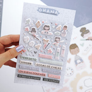 Pegatinas puffy Ohana Creativa