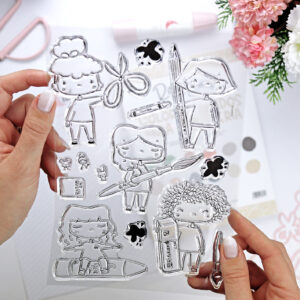 Set de sellos+ troquel Ohana Creativa