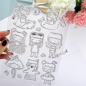 Set de sellos Ohana en la playa