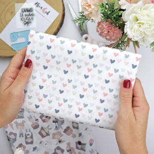 Tela Corazones de Ohana de Foto