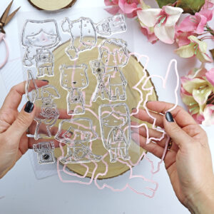 Set de sellos+ troquel Ohana de foto